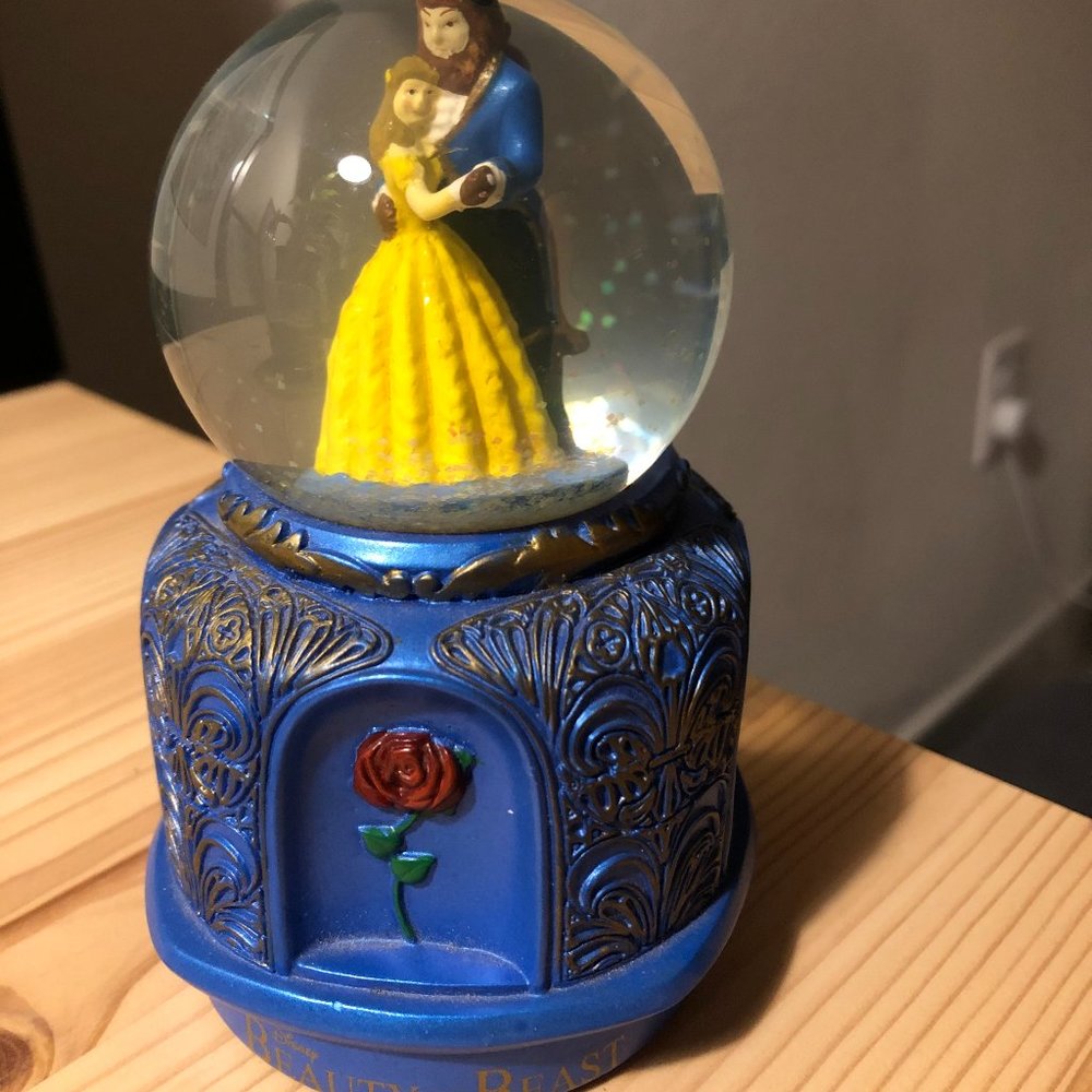 Vintage Broadway Beauty & the Beast Snowglobe
